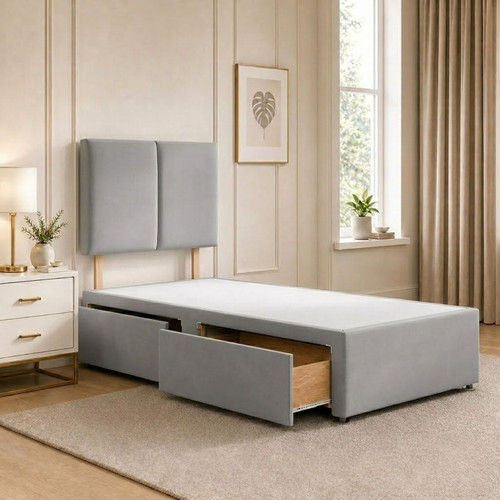 New 3ft single divan - divan, plush