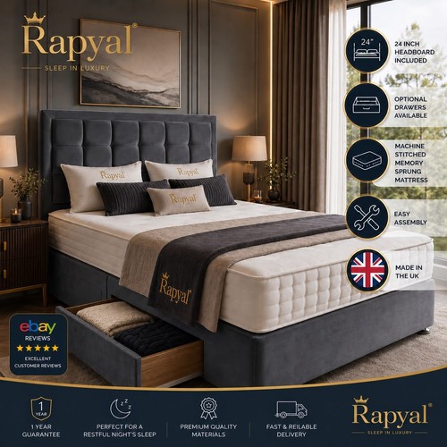 Plush divan bed - plush, with