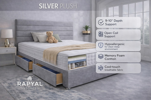 Luxury plush divan bed - luxury,