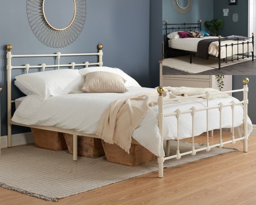 Metal bed atlas black or - bed,,