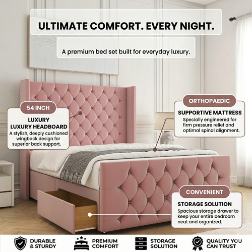 New chesterfield divan - new,