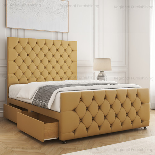 Chesterfield divan 4ft6 5ft - chesterfield,