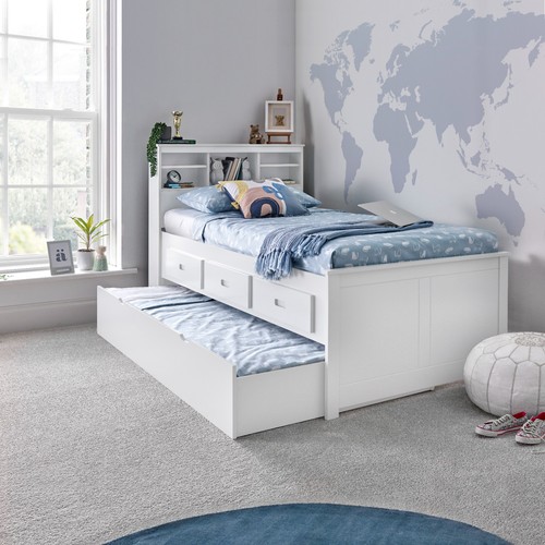 Veera white wooden drawer - veera, 3