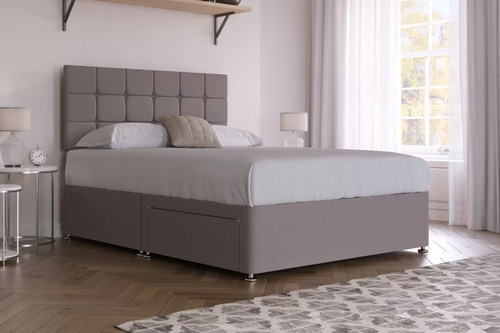 Memory foam divan bed - divan, with
