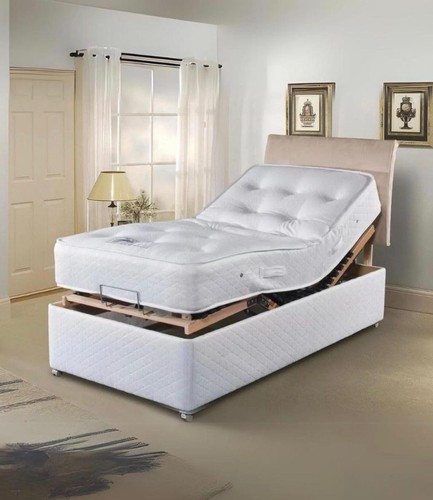 Adjustable eletric bed with - adjustable,