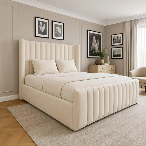Winged panel bed frame - panel,