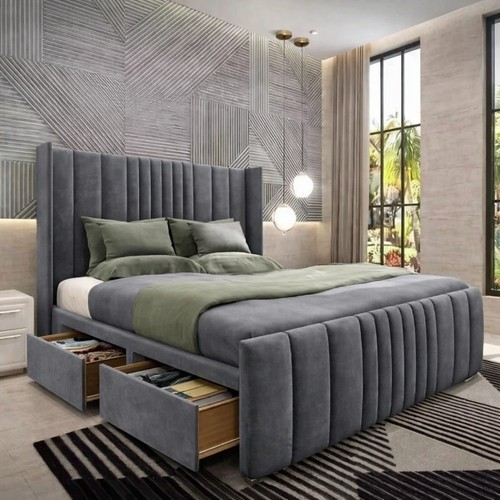 Divan bed with mattress - with,