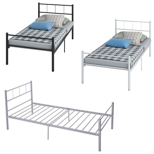 Simple budget metal bed - budget, single