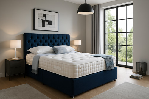 Velvet divan bed - velvet,