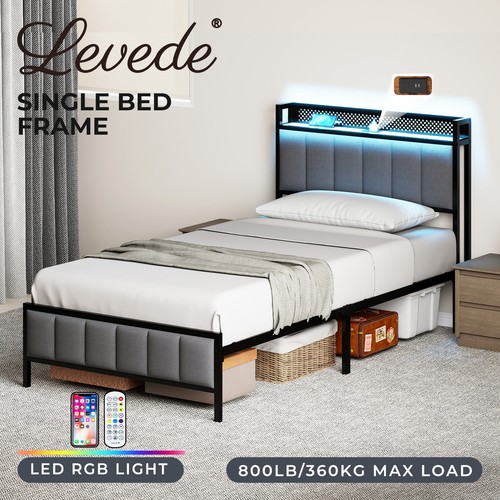 Levede single bed frame - bed,