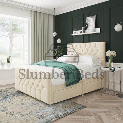 Plush divan bed set - plush, with