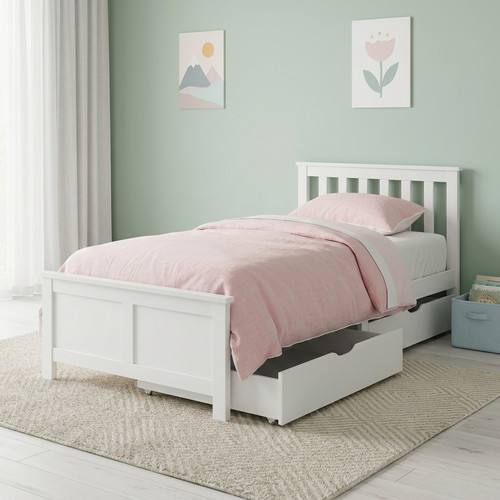 3ft wooden bedframe with - wooden,