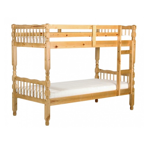 3ft pine bunk bed milano - pine,
