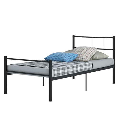 Single bed solid - single, metal