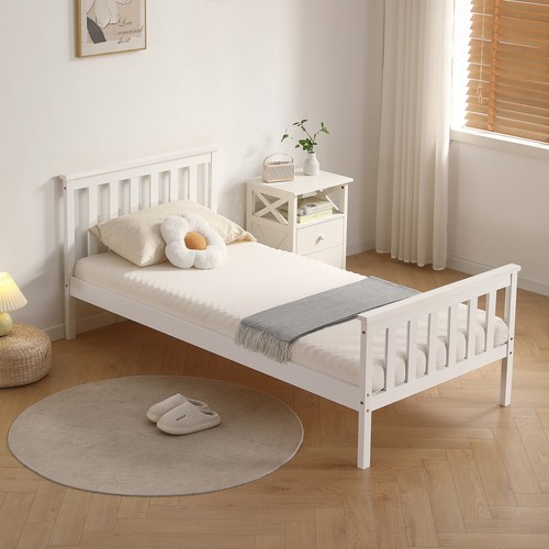 Single bed white 3ft - in,
