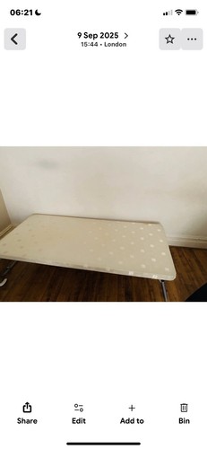 Foldable single bed - single, good