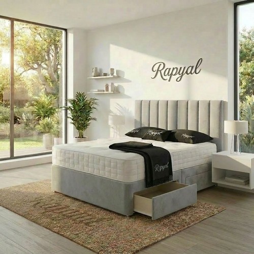 Reinforced divan bed - reinforced, memory