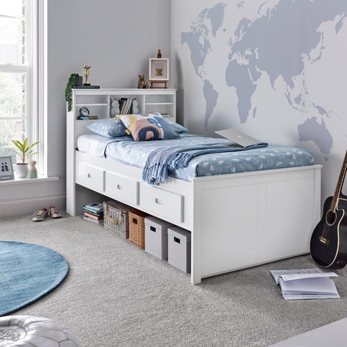 Veera white wooden drawer - veera,