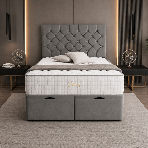 Chesterfield solid ottoman - chesterfield,