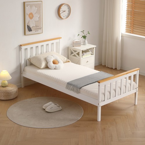 Single bed white - single, 3ft