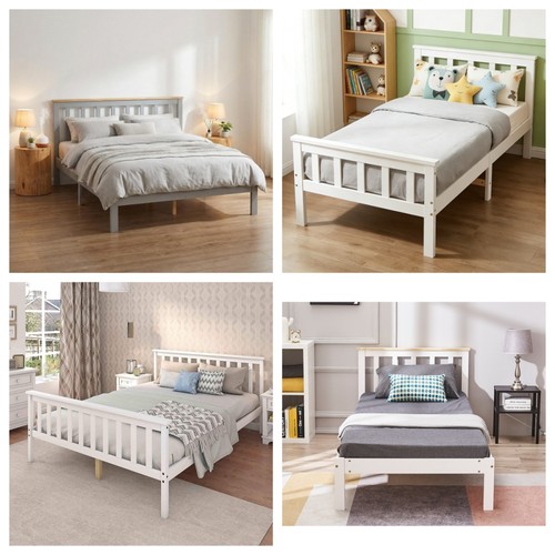 Solid wooden bed - solid,